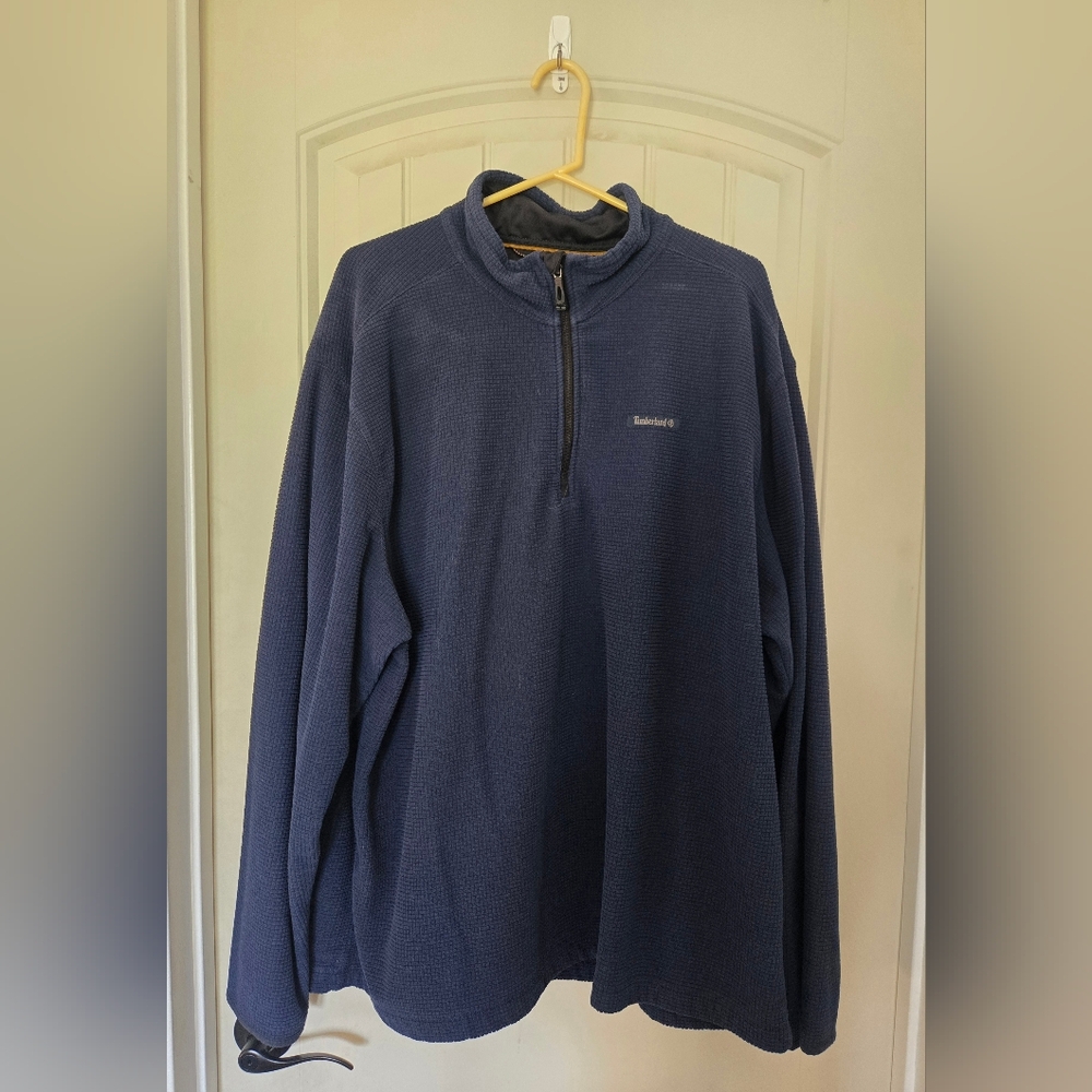 Timberland Men's Navy Quarter-Zip Pullover